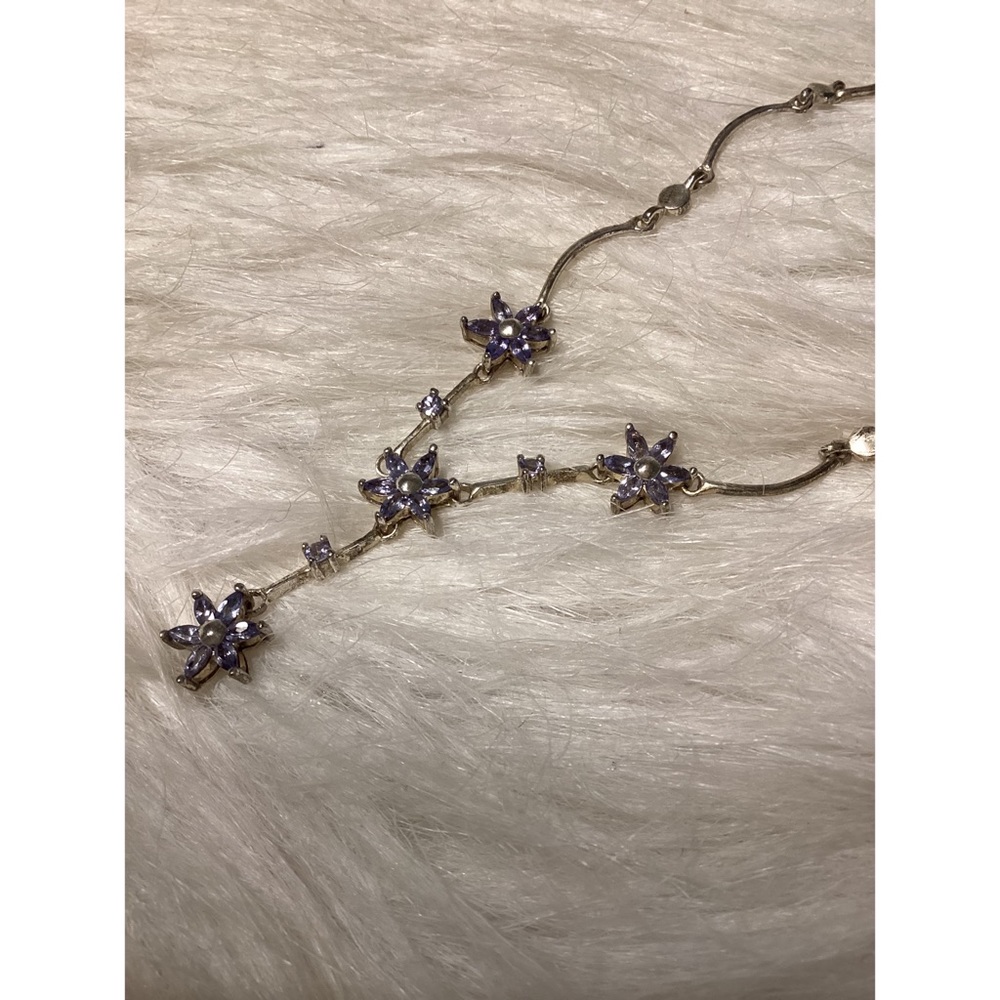 Tanzanite Flower Necklace - Picture 14 of 14